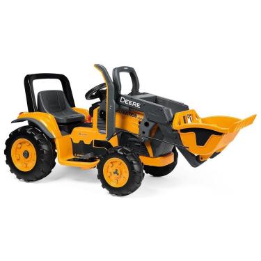 Imagem de Mini Escavadeira Elétrica John Deere Construction Loader - Peg Pérego 12 volts