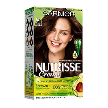 Imagem de Coloração Nutrisse Creme 57, Chocolate Amargo, Garnier