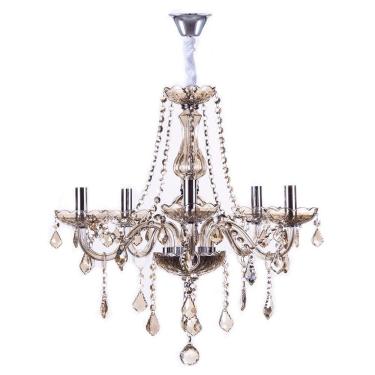 Imagem de Lustre Maria Thereza para 5 Lâmpadas - Champagne