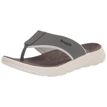 Imagem de Propét Chinelo feminino Travelactiv Ft, Cinza 1, 42