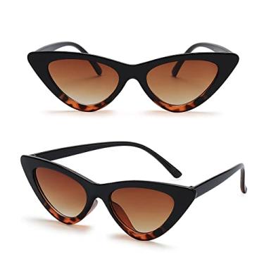 Imagem de 1 peça Óculos de Sol Sexy Cat Eye Triângulo Óculos Retro Feminino UV400 Óculos de Sol Polarizado Streetwear Tendência Moda Senhoras Glasse,C14,outros