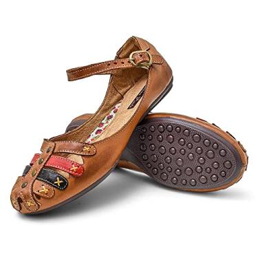 Imagem de Sapatilha femininna jovem brisa couro 3004 BP whisky cores Cor:Marrom;Tamanho:35;Genero:Feminino