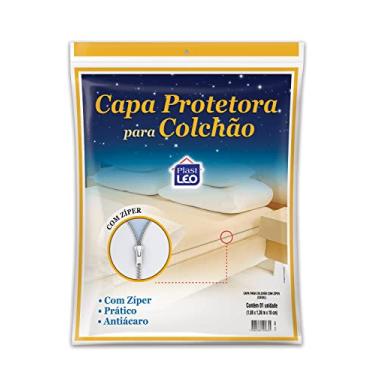 Imagem de Capa para Colchão Casal com Zíper (1,88x1,38x0,18m) | Plast Leo (Ref.: 965)