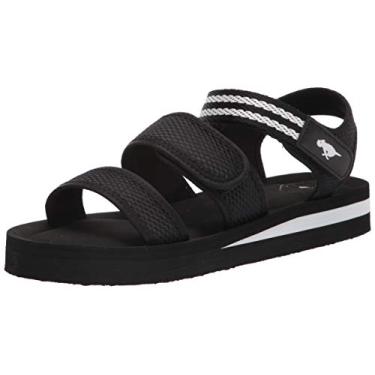 Imagem de Rocket Dog Tecido feminino de malha Watta/Chinelo de nylon, Preto/preto, 41