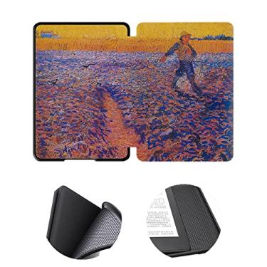 Imagem de Capa de TPU macia para Kindle (apenas para 8ª geração de 2016, modelo: SY69JL) com Auto Wake/Sleep, capa protetora à prova d'água