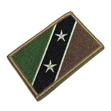 Imagem de BP0220V03 Bandeira São Cristóvão Neves Bordado Fecho Contato