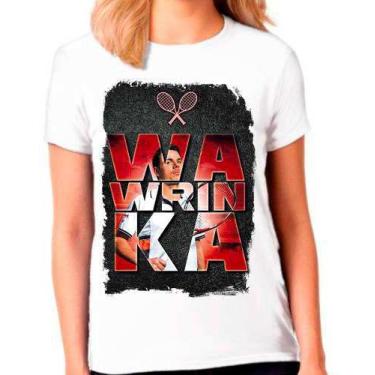 Imagem de Camiseta Tennis Wrawrinka Camisa Esporte Feminina - Vetor Camisaria