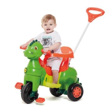 Imagem de Triciclo Infantil Com Empurrador E Protetor 1-3 Anos Didino Ii Calesit