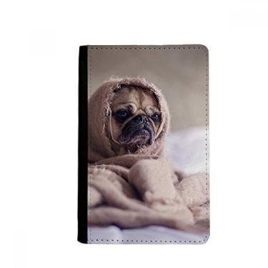 Imagem de Bulldog Pet Animal Lonely Picture Passport Holder Notecase Burse Carteira Capa Cartão Bolsa, Multicolor