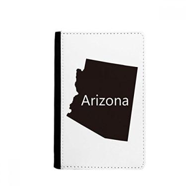 Imagem de Arizona Mapa dos Estados Unidos da América Porta-passaporte Notecase Burse Carteira Capa Cartão, Multicolor