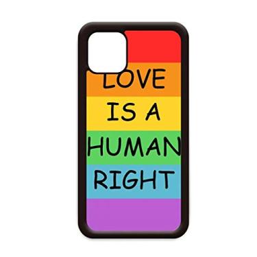 Imagem de Capa LGBT com bandeira de arco-íris gay lésbica para iPhone 11 Pro Max para Apple Mobile Case Shell