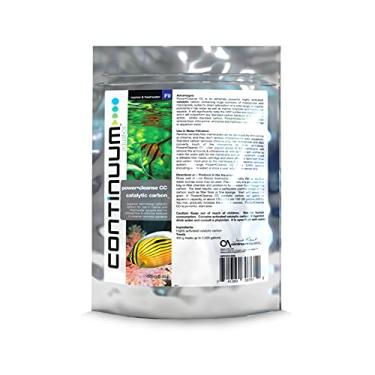 Imagem de Continuum Aquatics Power Cleanse CC – Carbono catalítico para remoção de cloramina e cloro em aquários marinhos de água salgada e doce, 450 g