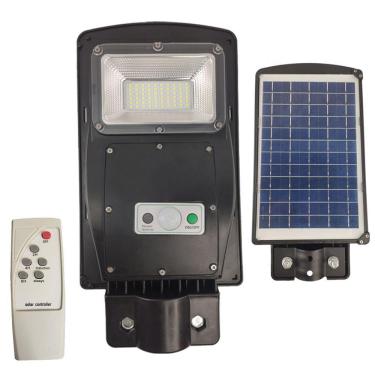 Imagem de Luminaria Solar Poste 60W Led Rua Controle