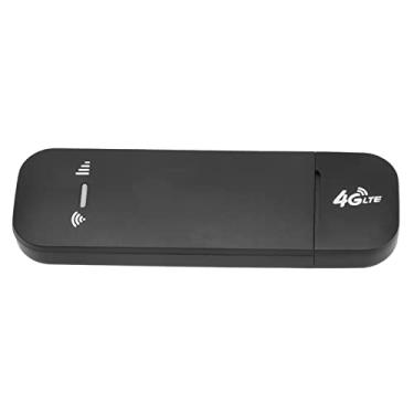 Imagem de Roteador WiFi Móvel, WiFi Portátil para Viagem Compatível Com Cartões SIM Europeus, Hotspot MiFi Móvel para Viajantes a Negócios, Suporte para 10 Usuários Compartilhados (Preto)