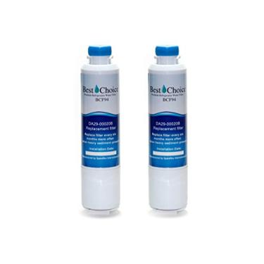 Imagem de Filtro de água para geladeira compatível com Samsung DA29-00020B, pacote com 2 filtros de água da Best Choice, substituição certificada para HAF-CIN EXP