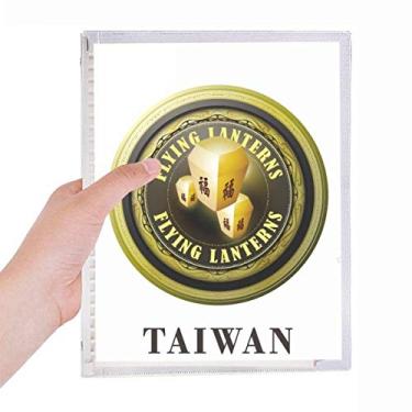 Imagem de Logomarca Taiwan Flying Lanternas Notebook Folhas Soltas Diário Recarregável Diário Papelaria