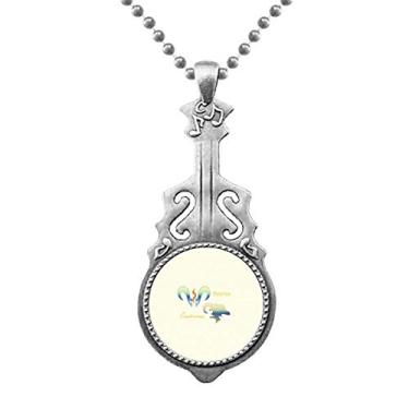 Imagem de OFFbb-USA Taurus Capricórnio Pingente Constelação Joias Música Torque Hangtag