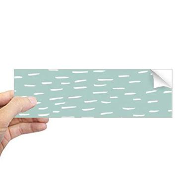 Imagem de DIYthinker Adesivo retangular com manchas brancas abstratas arte retangular para para-choque notebook decalque para janela