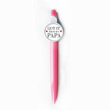Imagem de Got It From My Papa Children Pather Present Rollerball Tip Blue Retrátil Caneta Escrever Paparia