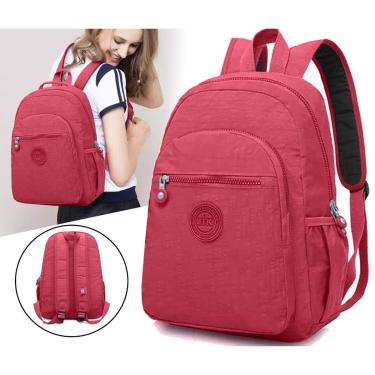 Imagem de Mochila Feminina Notebook Tecido Molinho Resistente Leve Trabalho Escola-Feminino