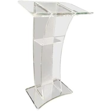Imagem de Púlpito De Pódio, Púlpito De Conferência Inclinado Púlpito De Pódio Transparente Púlpito De Igreja Transparente Púlpito De Escritório Stand Up Pódio De Chão,Hilarious123