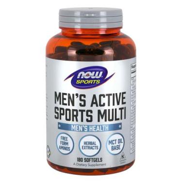 Imagem de Mens Active Sports Multivitamínico (180 Softgels) Now Foods