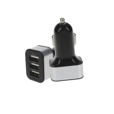 Imagem de NAMOARLY carregador veicular rápido adaptador USB para carro carregador USB para carro carregador de telefone para carro quadrado Presente carregador de carro