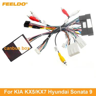 Imagem de FEELDO-Car Audio Fiação Chicote Amplificador  Instalação Estéreo  Fio Adaptador  KIA KX5  KX7