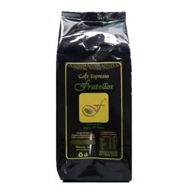 Imagem de Café Espresso em Grãos Fratellos Arábica 1KG