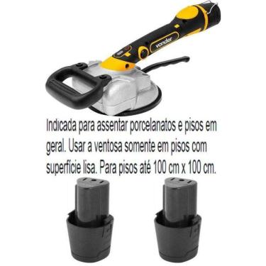 Imagem de Máquina Assentar Piso 100X100 Vonder Map 125 Com 2 Baterias