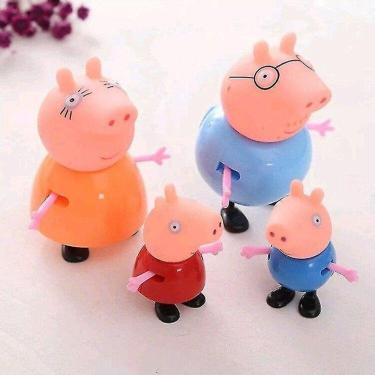 Imagem de 4pcs Peppa porco figuras da família George Toy doll (um tamanho)
