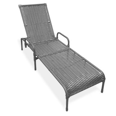 Imagem de Espreguiçadeira Catar para Jardim e Piscina Reclinável