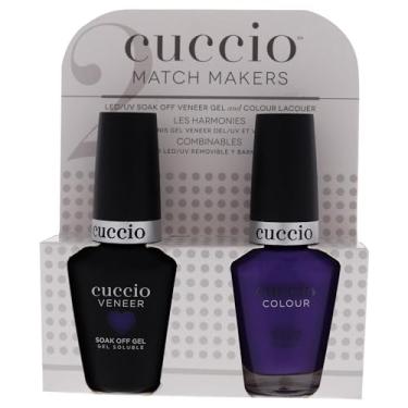 Imagem de Conjunto de Match Makers - Water You Doing De Cuccio Para Mulheres - 2 unidades de esmalte de gel de imersão de 0,44 oz, esmalte de cor de 0,43 Onça
