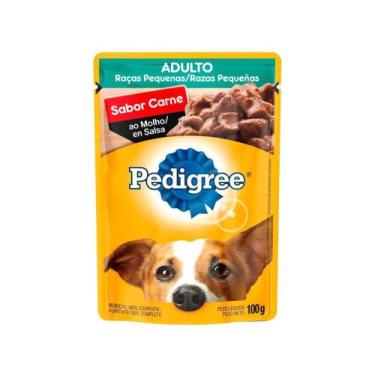 Imagem de Ração Úmida Para Cachorro Adulto Sachê - Pedigree Carne Ao Molho 100G
