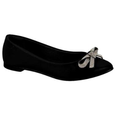 Imagem de Sapatilha Alpargata Feminina Laço Brilhantes Conforto Moleca 5635.865.7800-Feminino