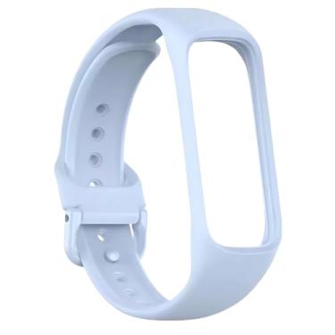 Imagem de Pulseira Silicone Borracha Para Galaxy Fit 2 Fit2 Sm-r220 DM ACESSÓRIOS (BRANCO)