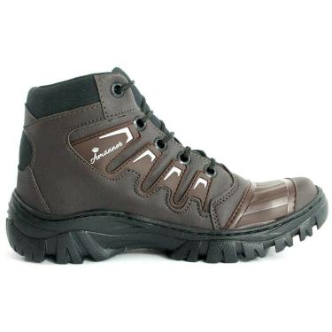 Imagem de Bota Cuturno Motoqueiro Adventure Costurada Unissex-Unissex