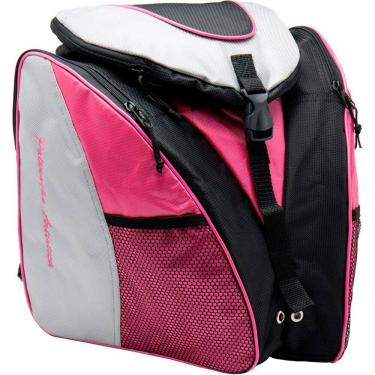 Imagem de Bolsa Mochila Patins Com Alça E 3 Divisórias Reforçada Rosa
