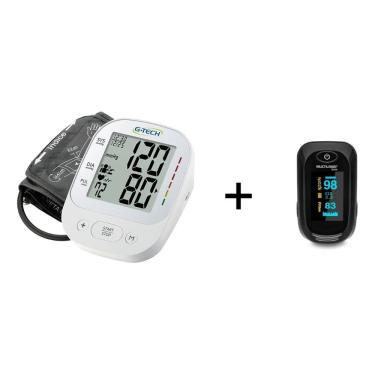 Imagem de Aparelho De Medir Pressão Digital De Braço G-tech La800 + Oxímetro Multi Com Registro Na Anvisa E Selo Do Inmetro