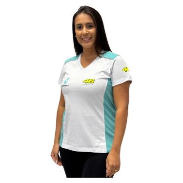 Imagem de CAMISETA BABY LOOK FEMININA VALENTINO ROSSI 46 PETRONAS-Masculino