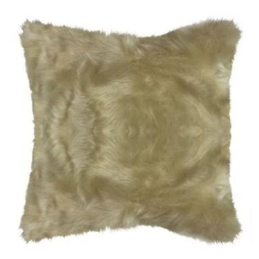 Imagem de Almofada Pelo Sintético Bege 60x60cm 081-02 Decortextil