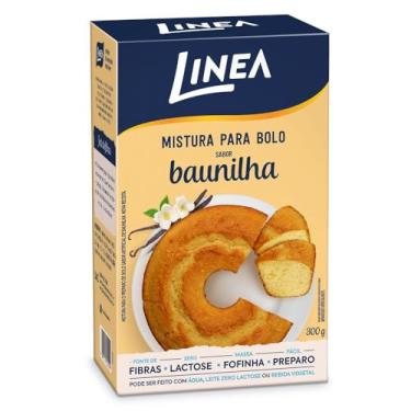 Imagem de Mistura Para Bolo De Baunilha Linea 300g Zero Adição De Açúcares
