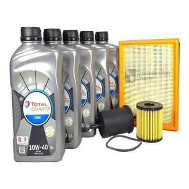 Imagem de Kit Troca De Óleo Peugeot 308 /307 /408 2.0 16v Flex Total 10w40