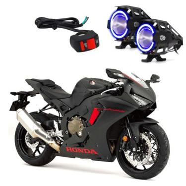 Imagem de Kit Led Farol Milha Moto CB1000R 2011 2012 2013 2014 2015 2016 2017 20