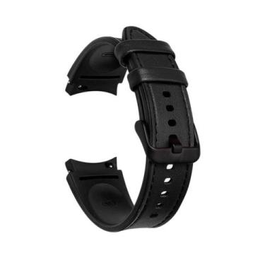 Imagem de 20mm Pulseira De Couro Para Samsung Galaxy Relógio 4 40mm 44 Milímetro