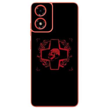 Imagem de Capa Adesivo Skin023 Verso Para Motorola Moto G04S (2024) - KawaSkin