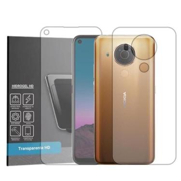 Imagem de Película Hidrogel HD Frente e Verso Para Nokia 5.4 - Global Revolution