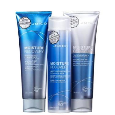 Imagem de Joico Moisture Recovery Shampoo 300ml, Condicionador 250ml e Máscara 2