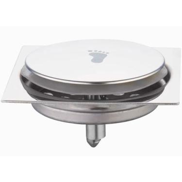 Imagem de Ralo Inteligente Click 10x10 Cm Inox Veda Cheiro Banheiro - Gorillaz