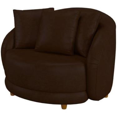 Imagem de Poltrona Decorativa Pes Madeira Maly Corano TCS 721 Moll - Molufan, TC